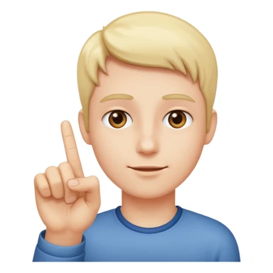 In the fourth image in the right hand of person there should be only the index finger upward sticker