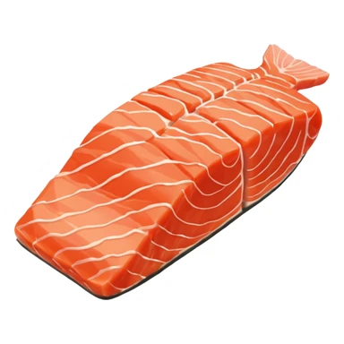 salmon and chicken sticker