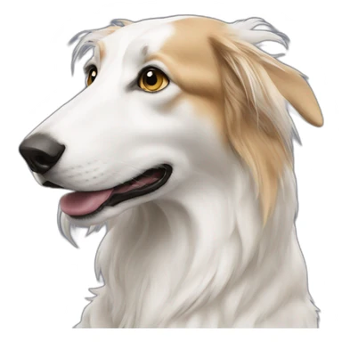 Borzoi sticker