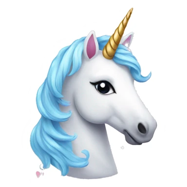 Unicorn,sparkles,hearts sticker