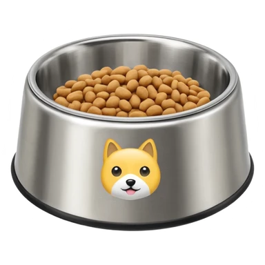pet food bowl sticker