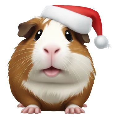 Christmas guinea pig sticker