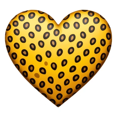 Lepord heart sticker
