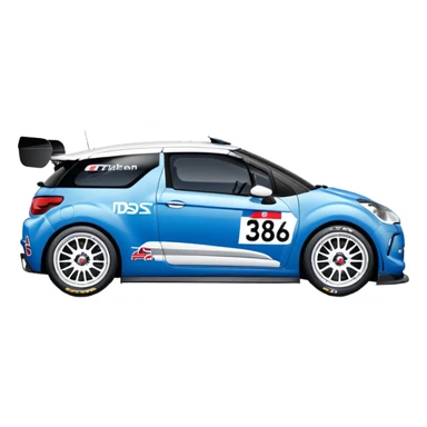 Citroën DS3 WRC best view  sticker