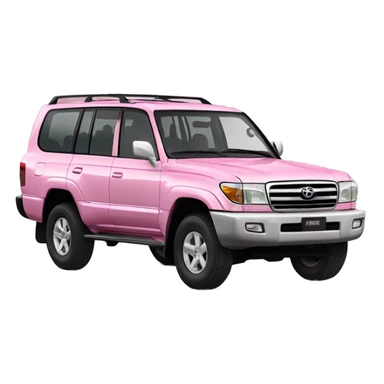 Toyota land cruiser 100 pink sticker