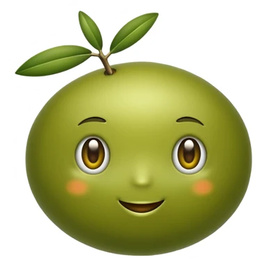 fun looking cartoon olive sticker