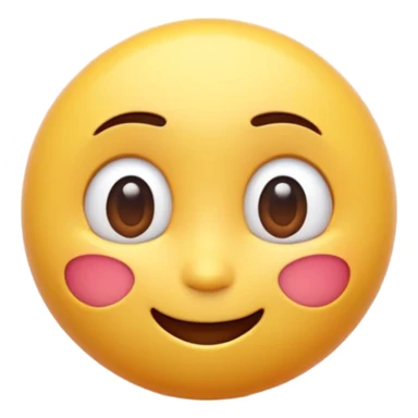 “A high-quality 3D emoji, smooth glossy texture, vibrant blur color, soft studio lighting, realistic reflections, rounded shape, cute expressive face, ultra-detailed, Pixar-style 3D render, isolated on white background, 4K resolution” sticker