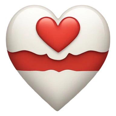 a heart with the letter t inside of it sticker