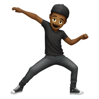 Guy dabing sticker