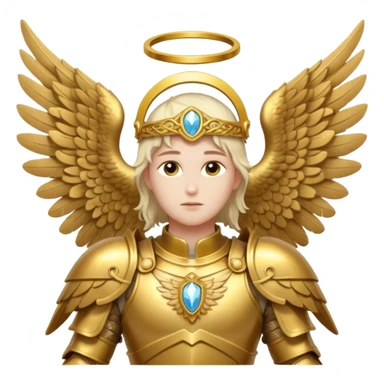 Aesthetic biblical archangel  sticker