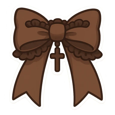 brown goth bow remove background, explore, show moreeeee sticker