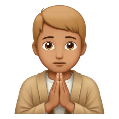 hombre rezando sticker