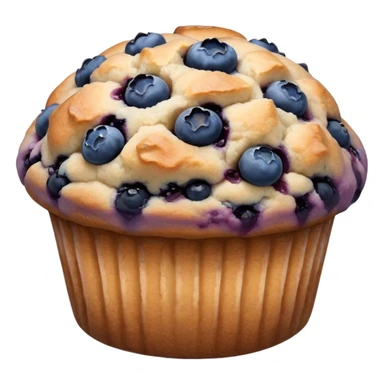 A McDonald's blueberry muffin sticker