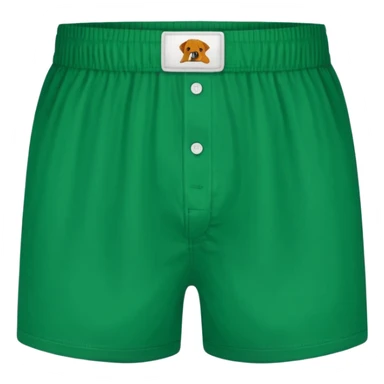 forrest green boxer shorts sticker
