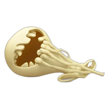 squelette sur une areignée sticker