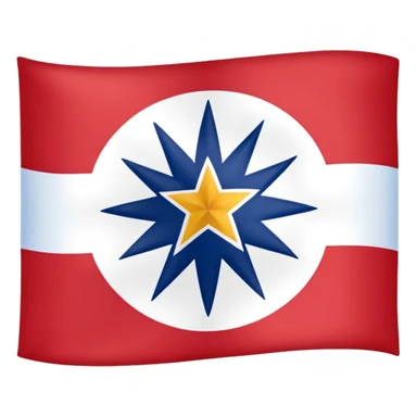 Cherokee indian flag sticker