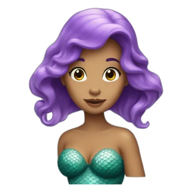 Little mermaid sticker