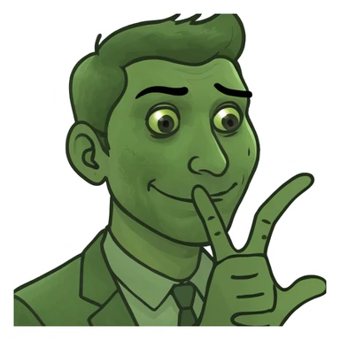 Italian brainrot meme, exaggerated Italian hand gesture, silly expression, chaotic and humorous style sticker