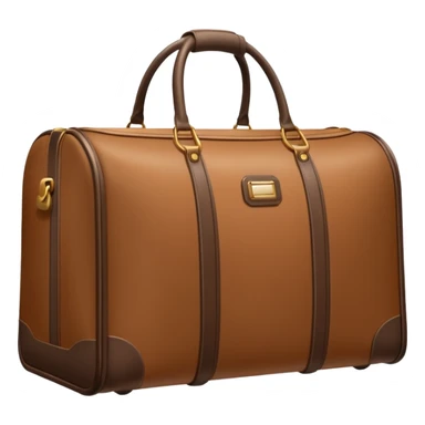 1 travel bag inside a tidy hotel room sticker