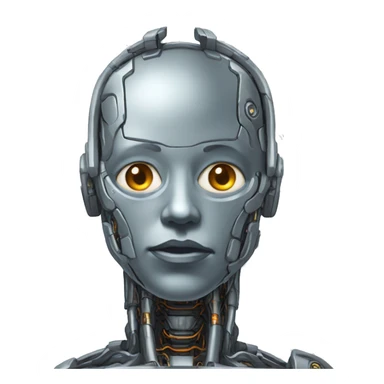 cyborg mindblowing emoji sticker