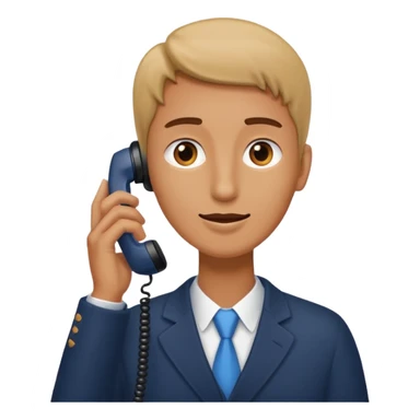 Long neck guy on phone  sticker