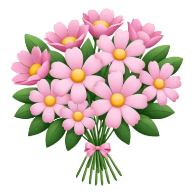 pink bouquet of flowers sticker