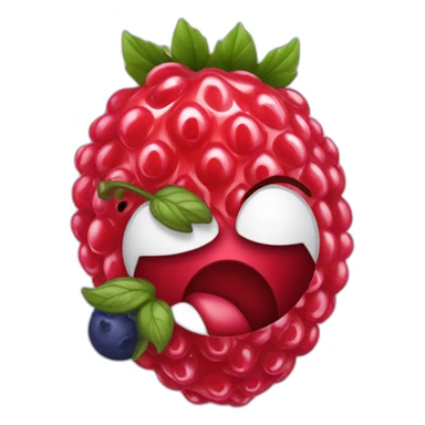 Fraise framboise myrtille sticker