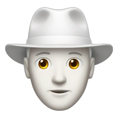 white-hat-men sticker