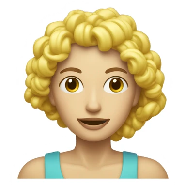 Maman qui mange des pâtes sticker