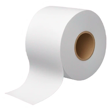 Pink roll of toilet paper  sticker
