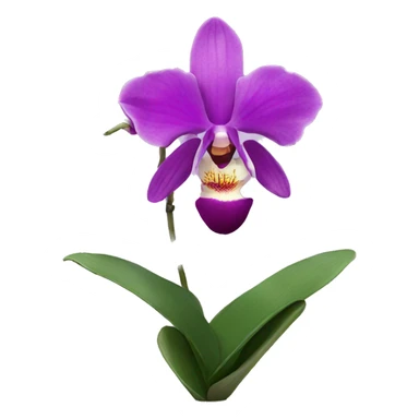 Orchid flower  sticker