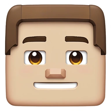 Minecraft steve emoji sticker