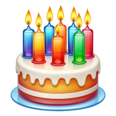  jelly on birthday candles sticker