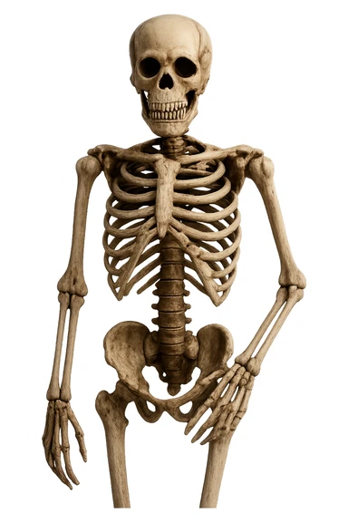 Halloween skeleton, remove background  sticker