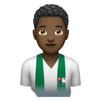 Nigerian going to south korea sticker