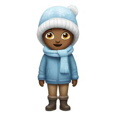 Cute winter theme  sticker