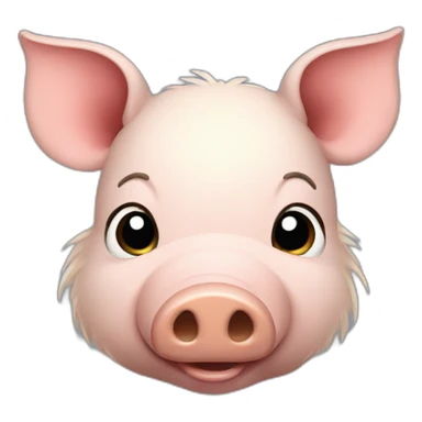 Wild pig sticker