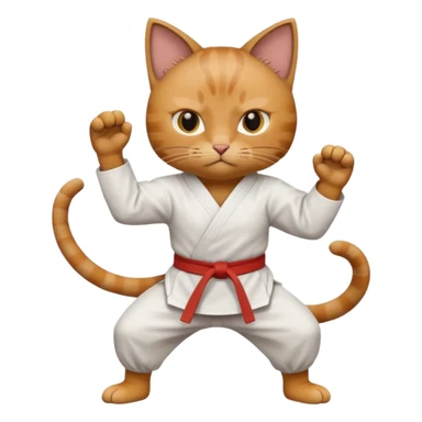 karete yapan hayvan sticker