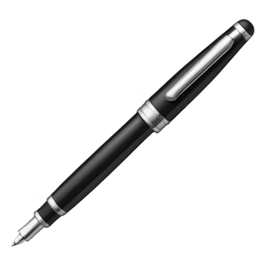 A fountain pen sticker