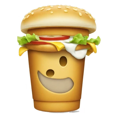 White BigMac sticker