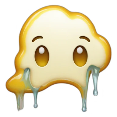 melt smiley face sticker