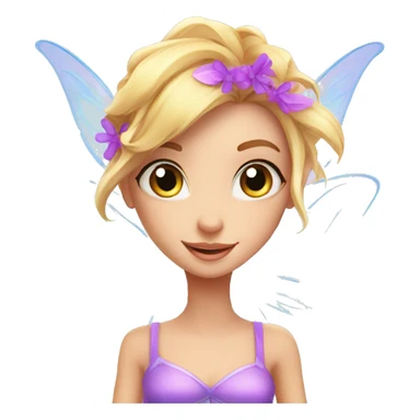 winx stella study fairy sticker