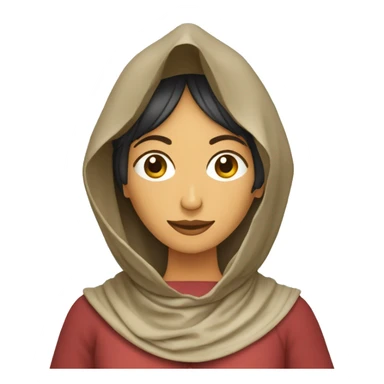Femme voile qui mange un tajine  sticker