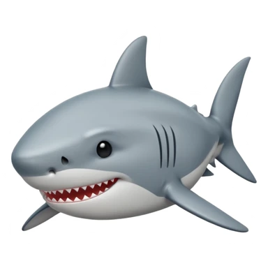 can you make me a shark emoji that’s sighing  sticker