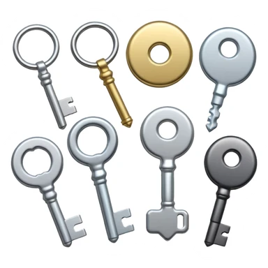 key collection sticker