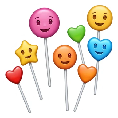 smiling candy sticker