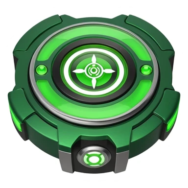 “Make a flat classic Ben 10 Omnitrix.” sticker