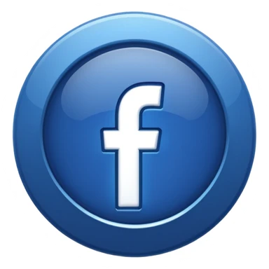 Fb blue badge icon sticker