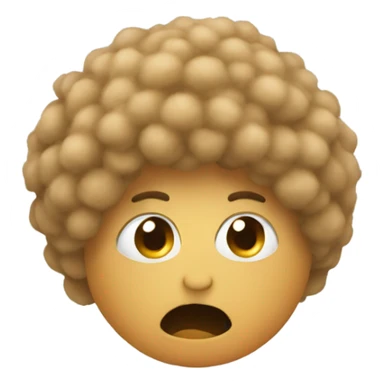 two hair balls sticker