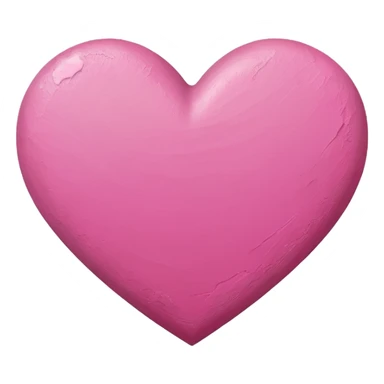 canvas paint pink heart sticker